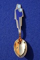 Michelsen Christmas spoon 1962 of Danish gilt sterling silver
