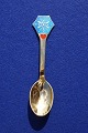 Michelsen Christmas spoon 1976 of Danish gilt sterling silver