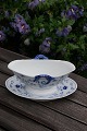 Butterfly Danish porcelain, oval sauce boat on 
fixed stand