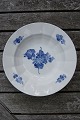 Blue Flower Angular Danish porcelain, small deep plates 21cm