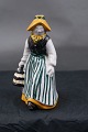 Michael Andersen Danish pottery from  Bornholm. 
Fisherwife with basket