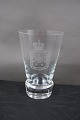 Danish freemason glasses, beer glasses for Syvstjernen in Aalborg, engraved with freemason symbols, on an edge-cutted foot