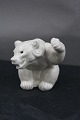 Royal Copenhagen Denmark stoneware Figurine 21433, bear sitting with lifted left paw