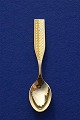 Michelsen Christmas spoon 1960 of Danish gilt sterling silver
