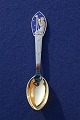 Michelsen Christmas spoon 1935 of Danish partial gilt silver