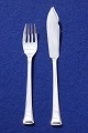 Evald Nielsen No 32 Danish sterling silver 
flatware Congo. Settings fish cutlery of 2 pieces 

all of silver