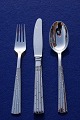 Champagne Danish solid silver flatware, settings 
luncheon cutlery of 3 pieces