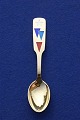 Michelsen Christmas spoon 1954 of Danish gilt sterling silver