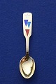 Michelsen Christmas spoon 1954 of Danish gilt sterling silver