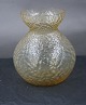 Chubby Hyacinth glasses in golden glass with net 
pattern 11cm