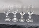 Berlinois glassware by Kastrup/Holmegaard, 
Denmark. Set of 4 port wine glasses.   
