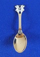 Michelsen Christmas spoon 1991 of Danish gilt sterling silver