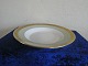 Dagmar med guld porcelæn, store dybe tallerkener eller suppetallerkener 24,5cm