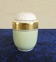 Dagmar med guld porcelæn, saltbøsse med bundprop