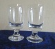 Almue klare glas fra Holmegaard. Par store rødvinsglas eller ølglas 13.5cm 