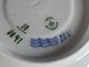 Blå Blomst Flettet porcelæn. Sæt á 3 underkopper nr. 8041 fra 1898-1923 til kaffekopperne.