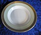 Dagmar med guld porcelæn, store dybe tallerkener eller suppetallerkener 24,5cm