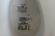 Blue Flower Angular Danish porcelain, oval sauce-boats on fixed stand No 8631