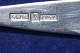 Dansk sølvbestik, strøske i 13 1/3L sølv af Niels Holst Wendelboe, Århus