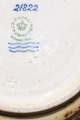 Royal Copenhagen Denmark stoneware. Round bowl No 21822 by Carl Halier.