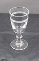 Berlinois glasses with matte pour line by Kastrup/Holmegaard, Denmark. 3 set of 2 glasses, in all 6 glasses.