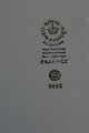Blaukant dänisch Fayence Geschirr von Royal Copenhagen. Lunchtellern 21cm